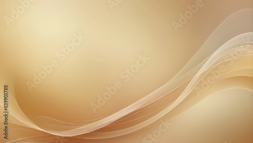 Abstract Beige and White Wave Background