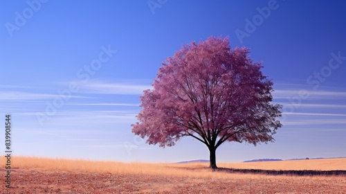 tree fall leaves purple