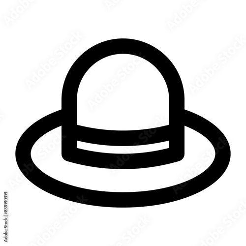 strawhat icon for illustration