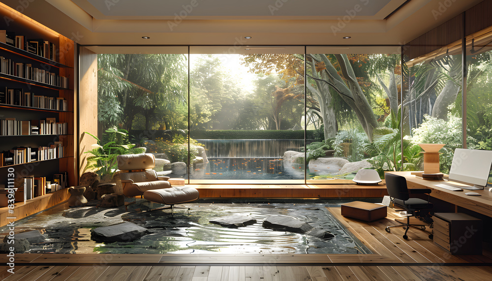 Fototapeta premium interior of a home office