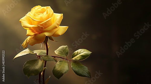rose yellow flowers photo