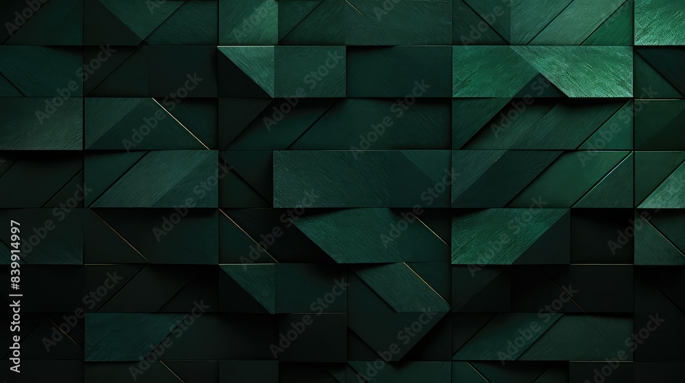 geometric dark green textured background geometric dark green textured background