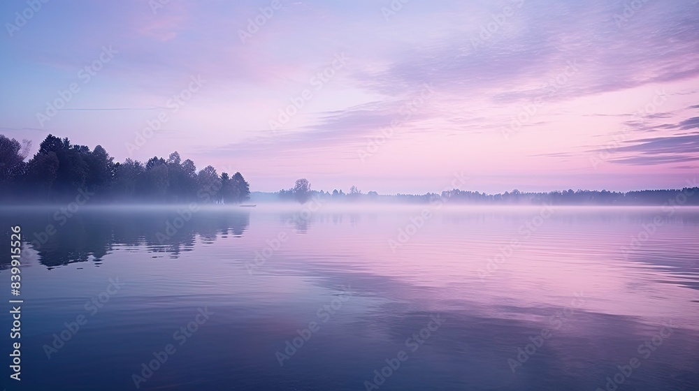Obraz premium serene light purple gradient