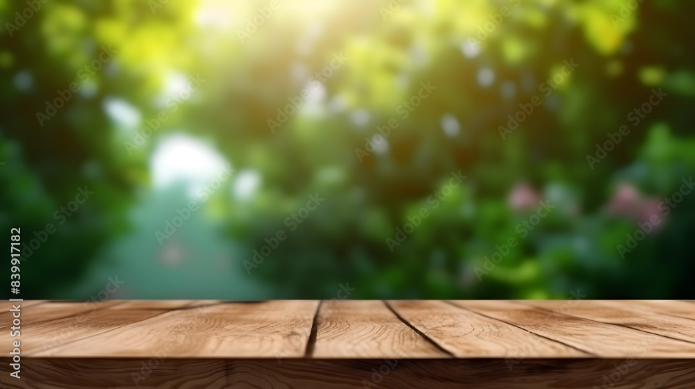 Empty wooden table with a blurred green forest background, perfect for product display or natural-themed presentations.
empty wood table with copy space Empty wooden table with a blurred green forest background, perfect for product display or natural-themed presentations.
empty wood table with copy space