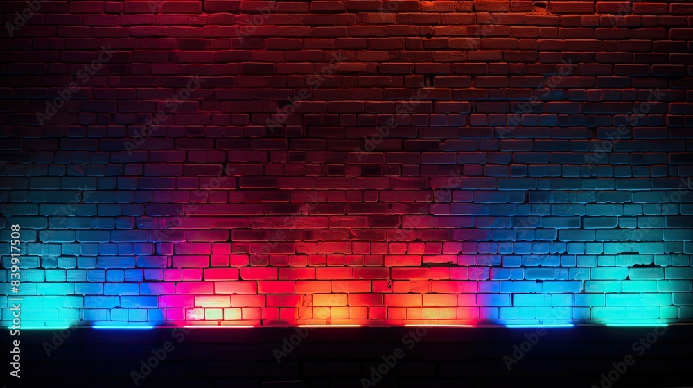 intricate brick wall neon lights intricate brick wall neon lights