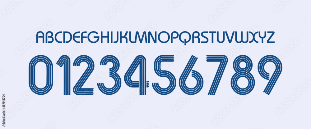 2006 Lettering team vector font 2006 sports style font kit. France font. sports style ...