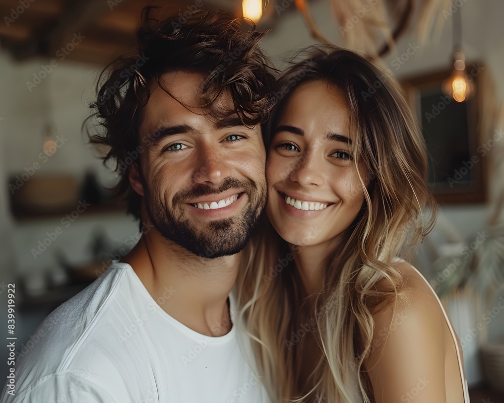 Young Couple Embracing the Energy of New Beginnings While Renovating Their First Home Together Young Couple Embracing the Energy of New Beginnings While Renovating Their First Home Together