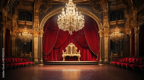 chandelier stage interior