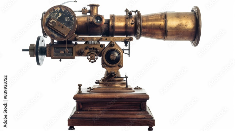 Planetarium projector It displays equipment used to project stars, planets, and other celestial objects. Planetarium projector It displays equipment used to project stars, planets, and other celestial objects.