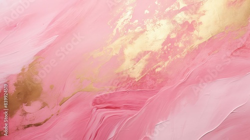 hues pink and gold smudge