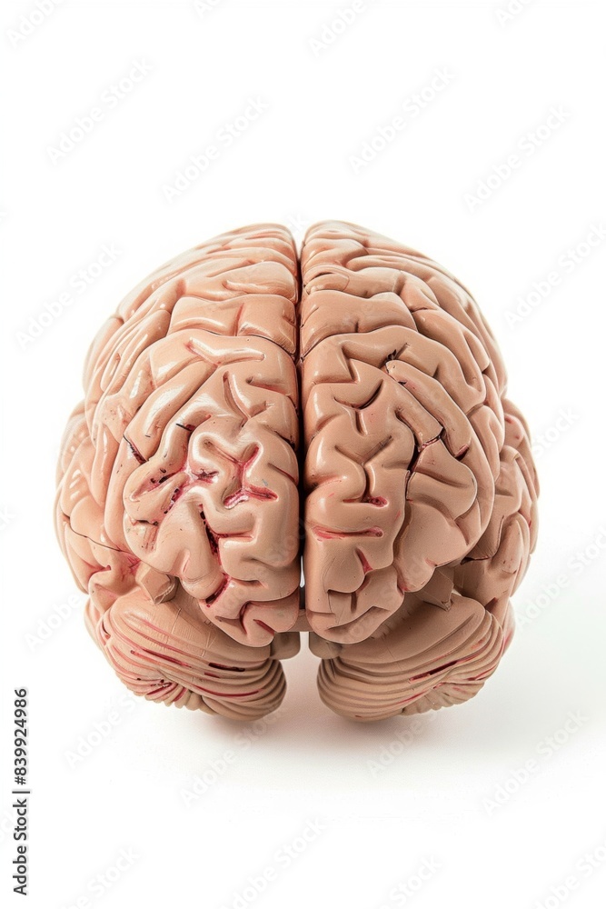 Brain model showing the anatomy and structure of the human brain. Brain model showing the anatomy and structure of the human brain.