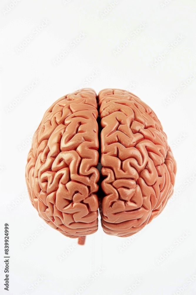 Brain model showing the anatomy and structure of the human brain. Brain model showing the anatomy and structure of the human brain.