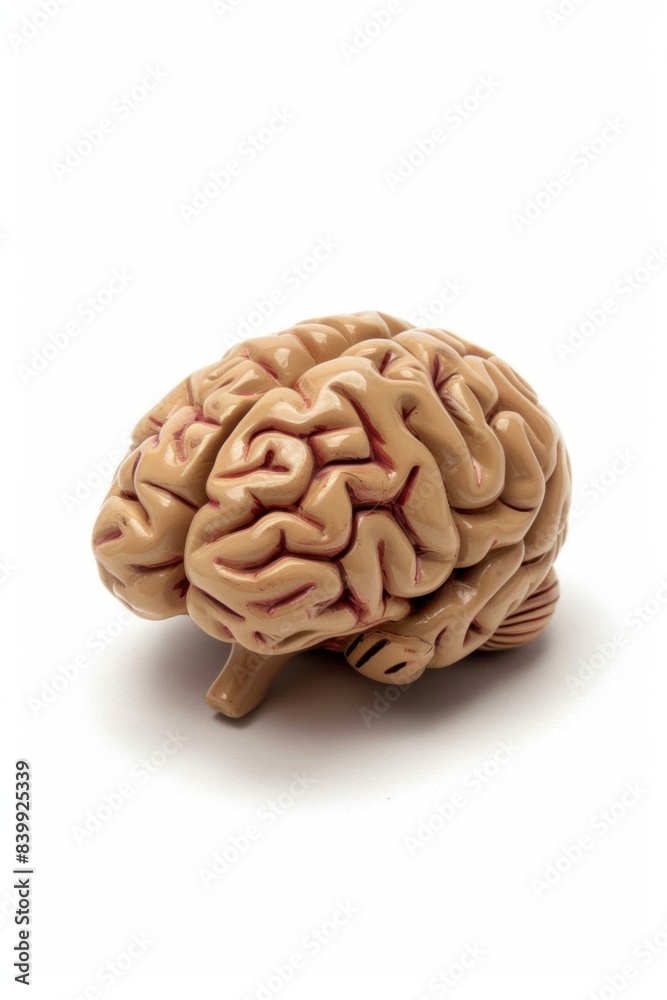 Brain model showing the anatomy and structure of the human brain. Brain model showing the anatomy and structure of the human brain.