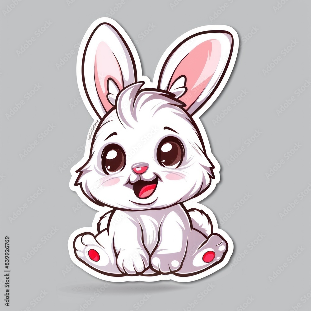 Obraz premium printable sticker T-shirt vector puppy graphic design