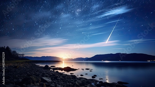 photograph shooting star transparent