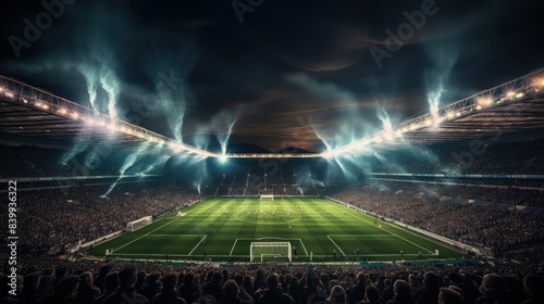 ambiance football lights © vectorwin