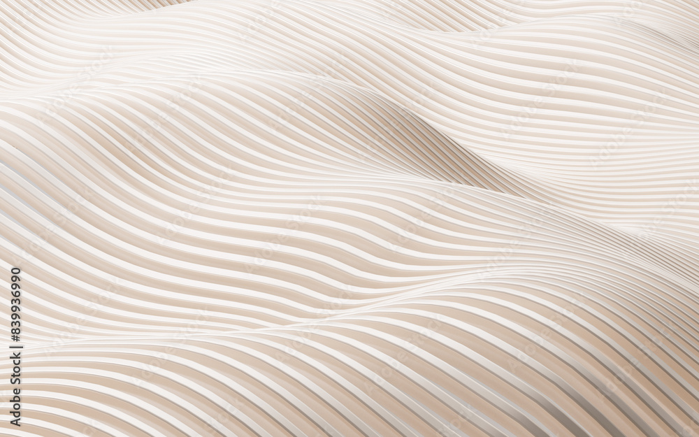 Golden abstract curve background, 3d rendering. Golden abstract curve background, 3d rendering.