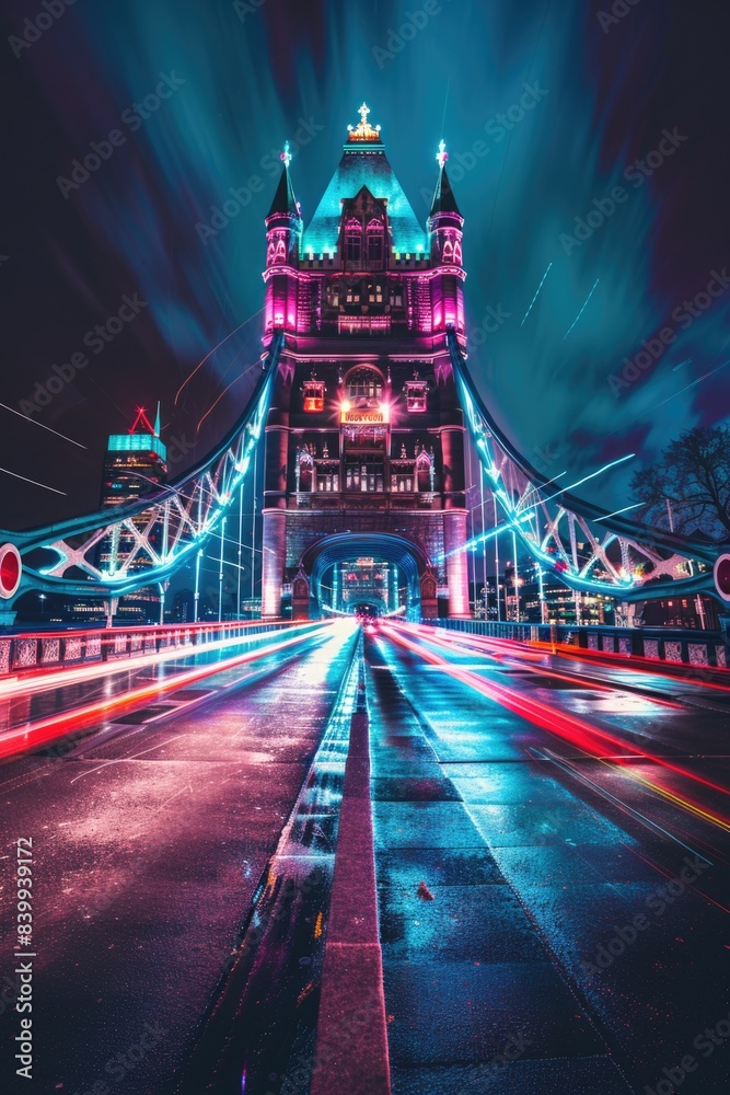 Obraz premium Tower Bridge at Night