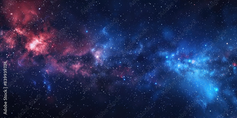 Galaxy with stars Galaxy with stars