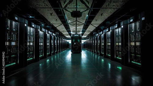 Obraz na płótnie center technologies mainframe