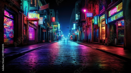 mystery dark street © vectorwin