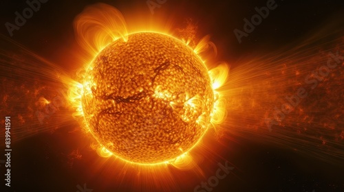 photograph sun in space photo