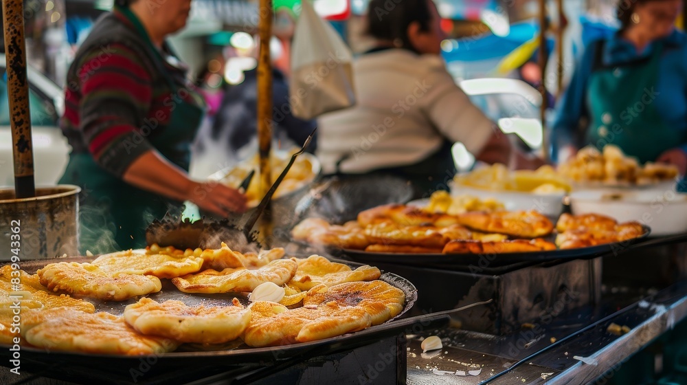 A plate of fried doughnuts with steam coming off them. The doughnuts are golden brown and appear to be freshly made A plate of fried doughnuts with steam coming off them. The doughnuts are golden brown and appear to be freshly made