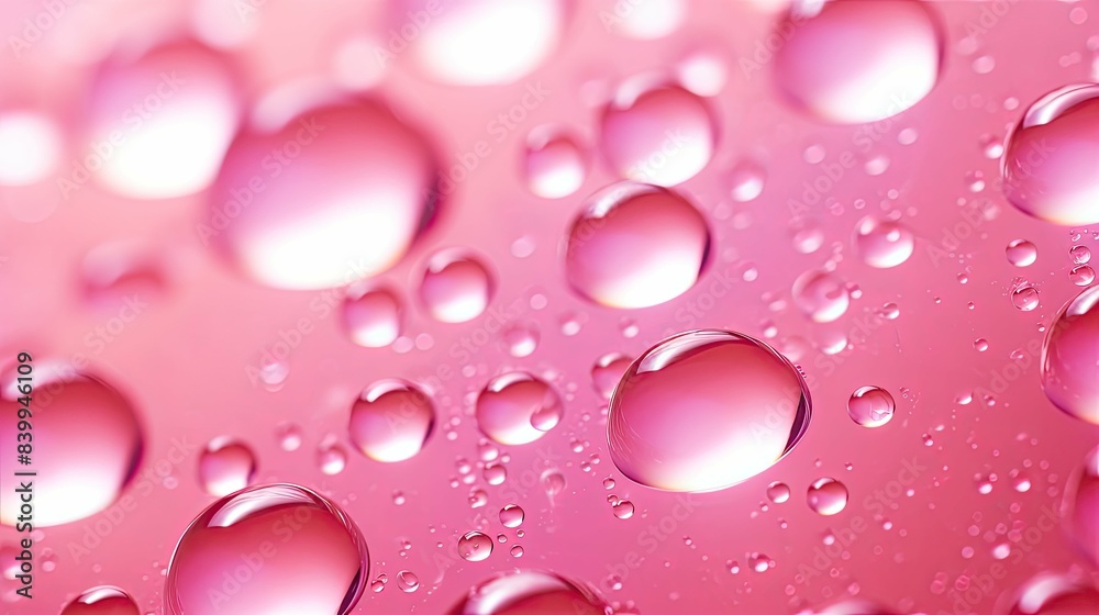 up pink bubbles background