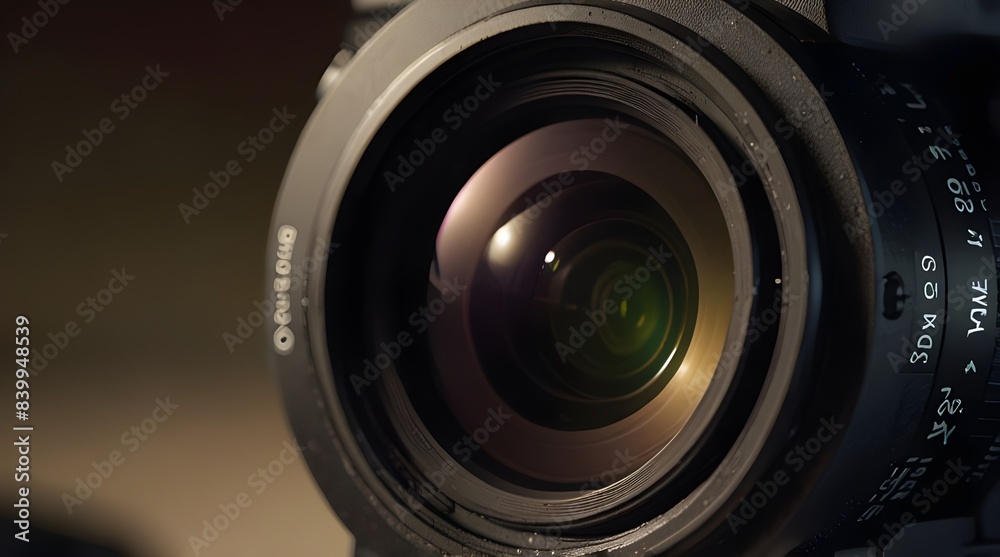 A close up shot of a camera lens.generative.ai A close up shot of a camera lens.generative.ai