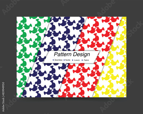 Unique and Modern pattern design template. Formal and futuristic vector Pattern  design template. 