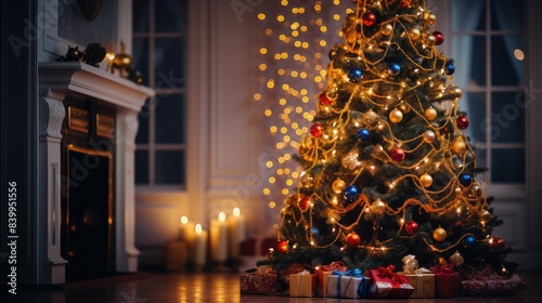 twinkling lights christmas © vectorwin