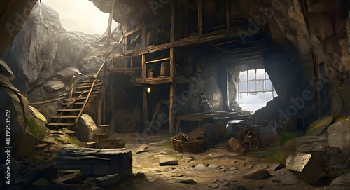 old abandoned factory photo