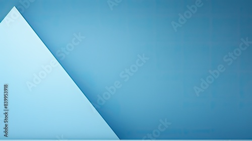 pastel blue background triangle