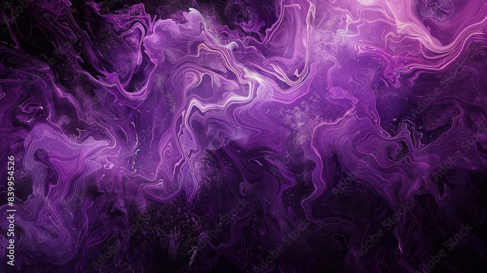 Abstract purple and black swirling patterns creating a dynamic and vibrant visual effect Abstract purple and black swirling patterns creating a dynamic and vibrant visual effect