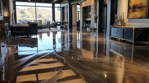 metallic floor epoxy