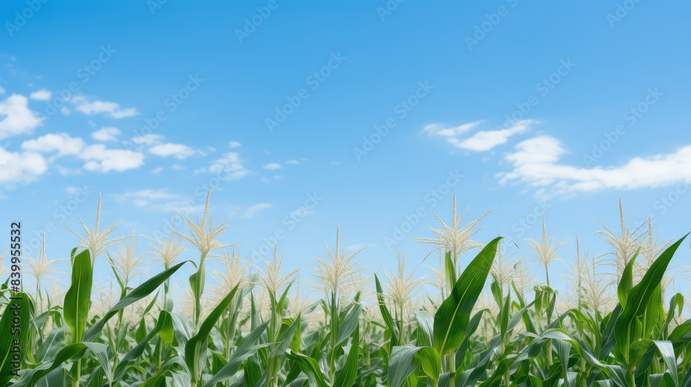 sky white corn background