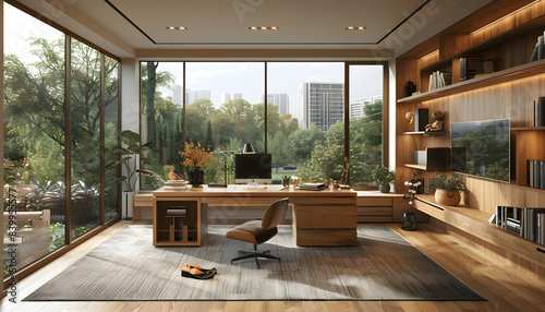 interior of a home office