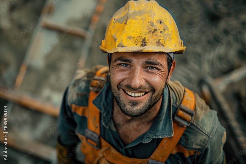 Worker on construction site