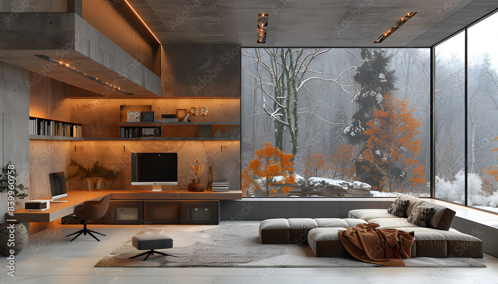 interior of a home office