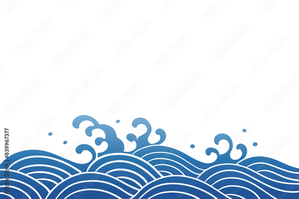 Dragon Boat Festival oriental retro chinese japanese waves background Dragon Boat Festival oriental retro chinese japanese waves background