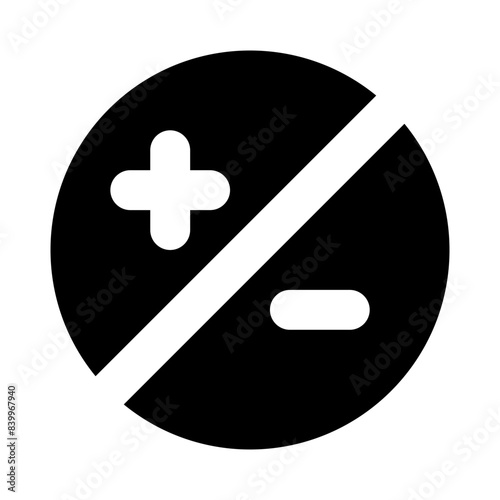 camera contrast solid ui icon