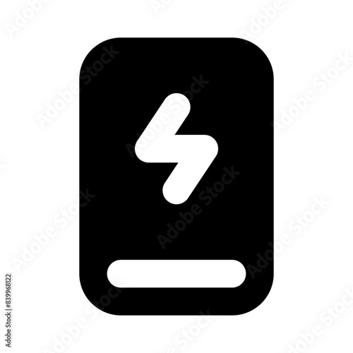 device powerbank solid ui icon