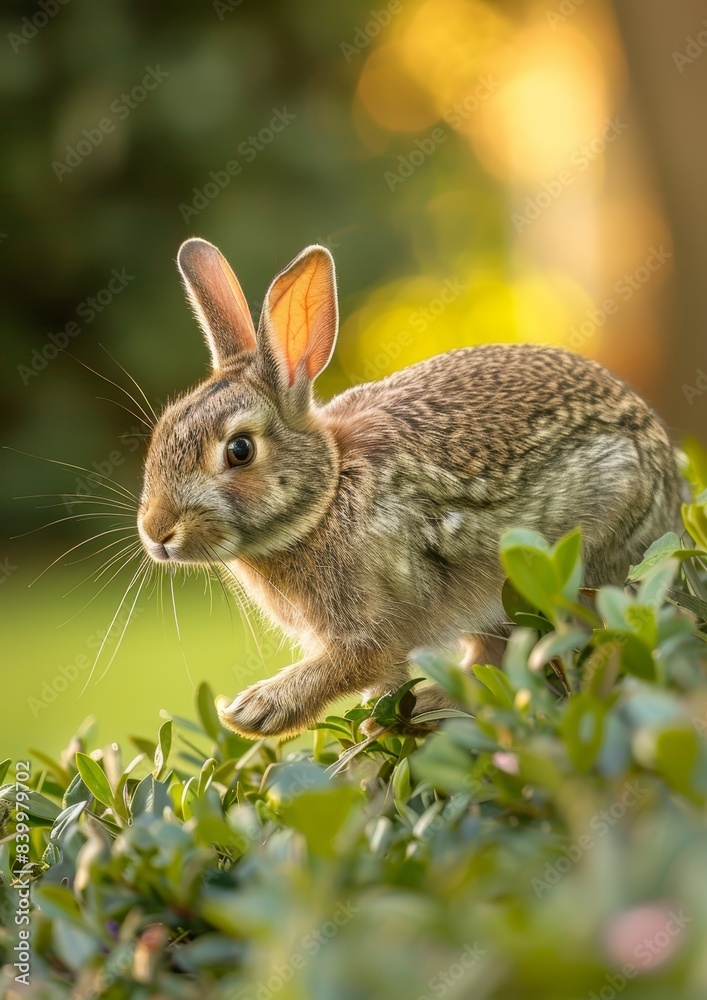 A close-up of a cute rabbit in its natural habitat, captured in a serene outdoor setting. The image showcases the rabbit's detailed fur and curious expression, creating an adorable wildlife portrait. A close-up of a cute rabbit in its natural habitat, captured in a serene outdoor setting. The image showcases the rabbit's detailed fur and curious expression, creating an adorable wildlife portrait.