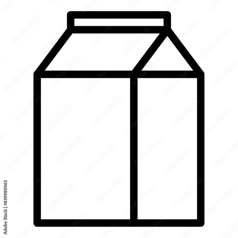 Milk line icon design Milk line icon design