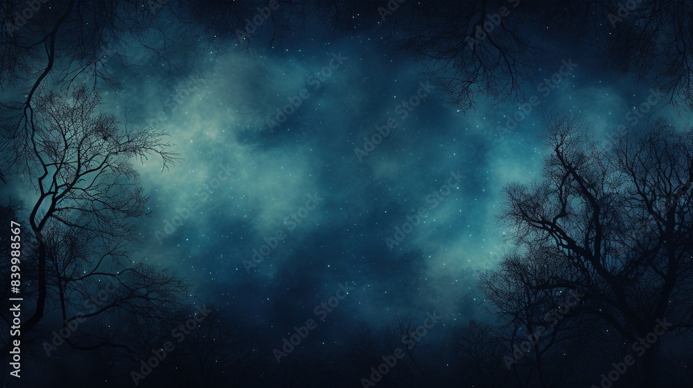 Naklejka premium Blue black gradient background grainy noise texture backdrop abstract poster banner header design