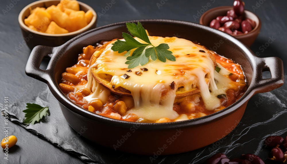 Authentic mexican melted cheese Queso fundido Authentic mexican melted cheese Queso fundido