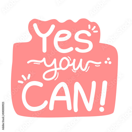 Yes you can affirmation word