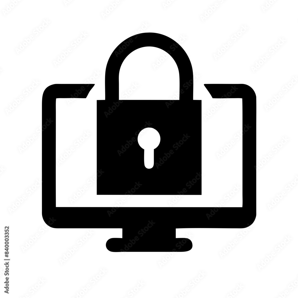 Shielded Digital: Cyber Security Icon Design Shielded Digital: Cyber Security Icon Design