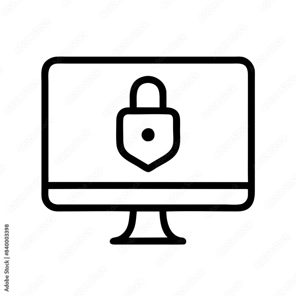 Shielded Digital: Cyber Security Icon Design Shielded Digital: Cyber Security Icon Design
