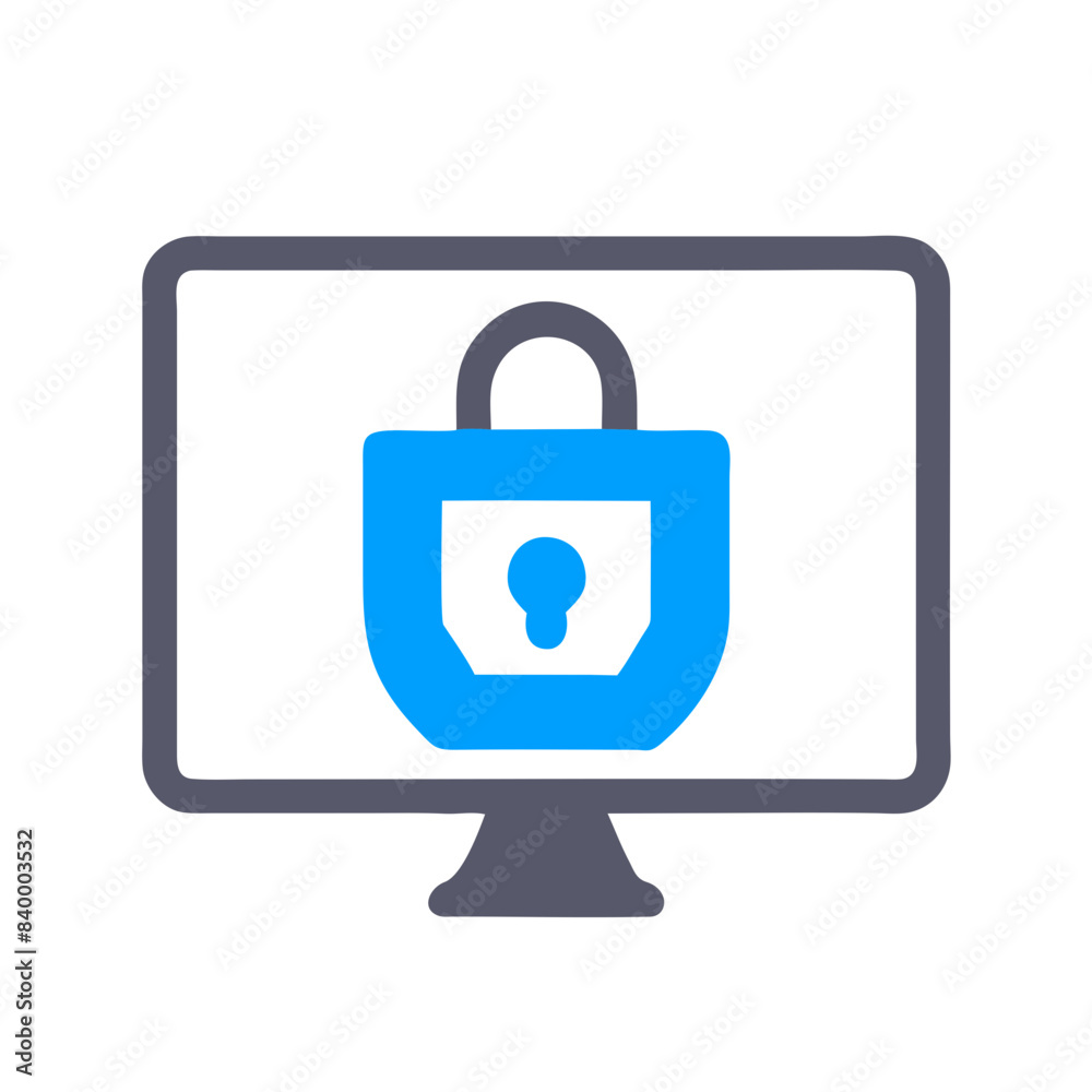 Shielded Digital: Cyber Security Icon Design Shielded Digital: Cyber Security Icon Design